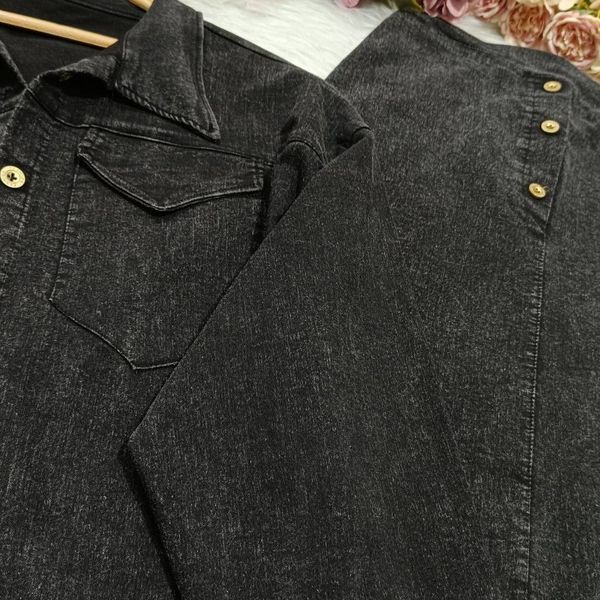 ست کت و دامن جین زنانه و دخترانه