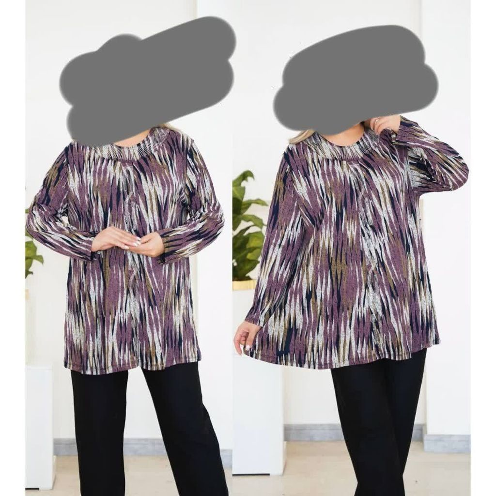 خرید اینترنتی تونیک سایزبزرگ زنانه tnk47t