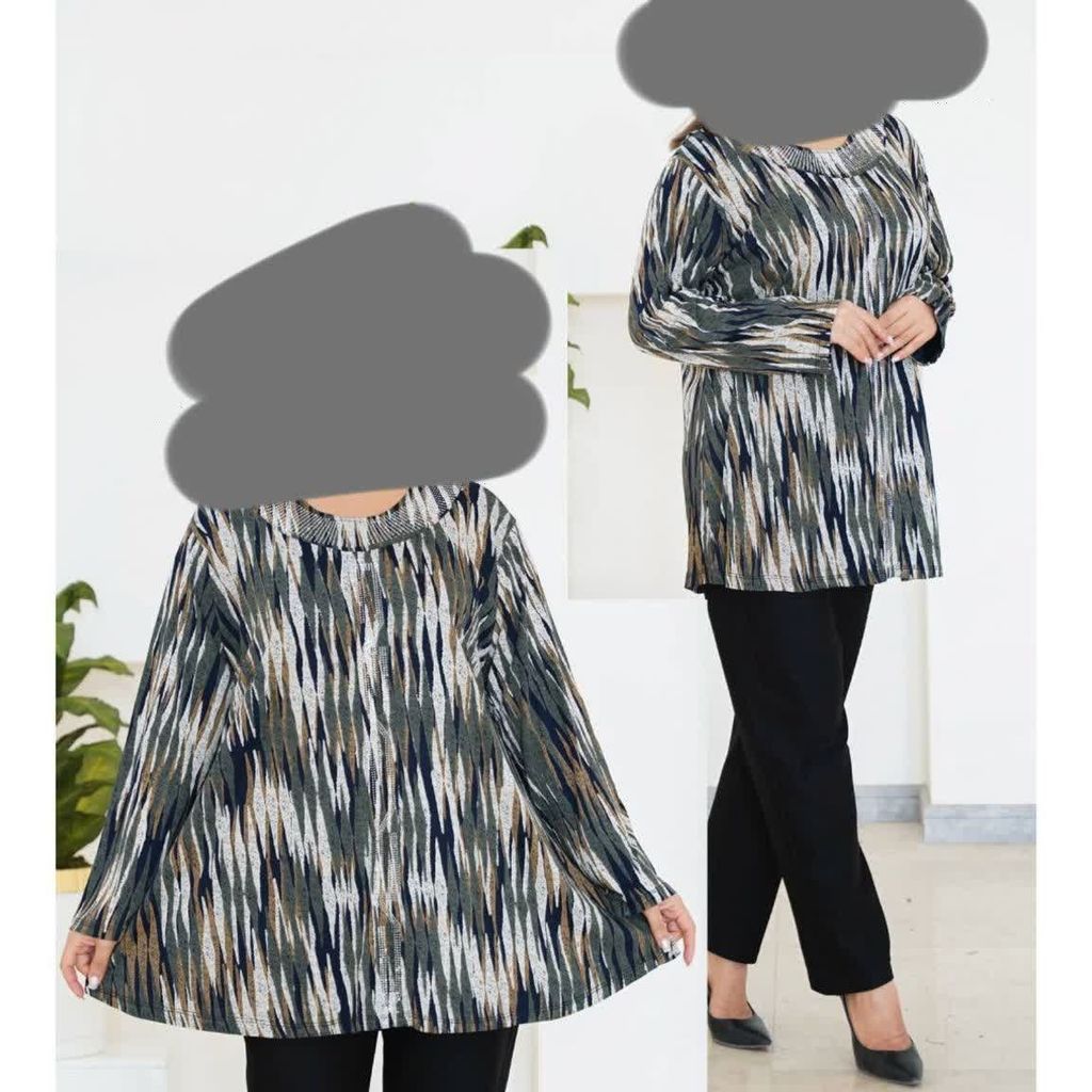 خرید اینترنتی تونیک سایزبزرگ زنانه tnk47t