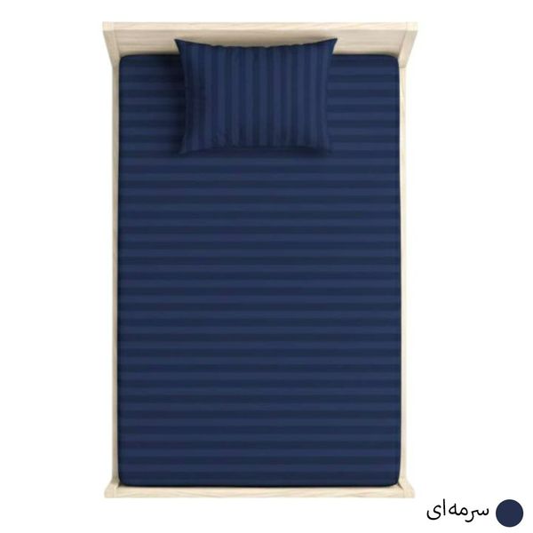 روتختی هتلی کشدار تک نفره عرض 90 (رنگ سرمه ای)