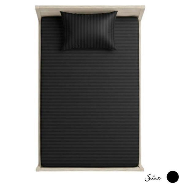 روتختی هتلی کشدار تک نفره عرض 90 (رنگ مشکی)
