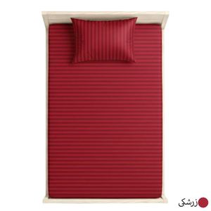 روتختی هتلی کشدار تک نفره عرض 90 (رنگ زرشکی)