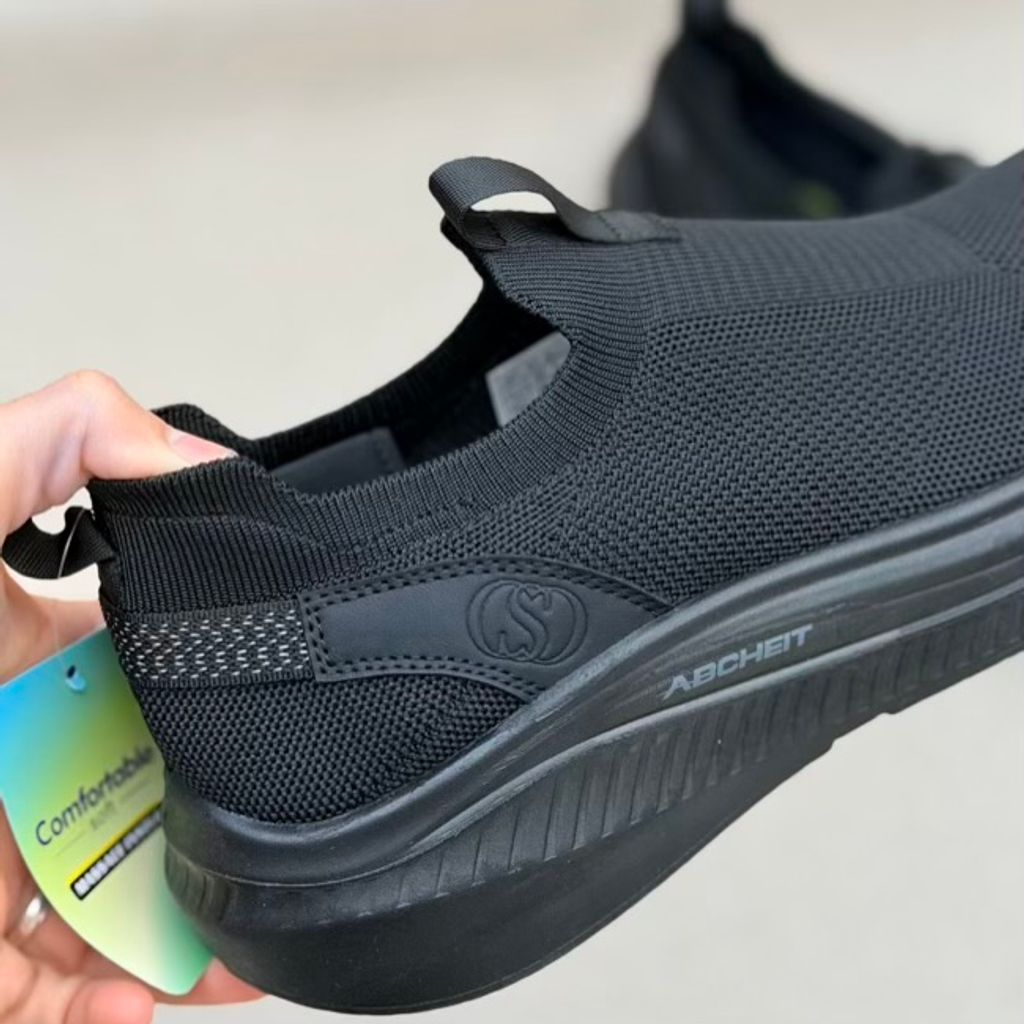 خرید اینترنتی قیمت کتونی بزرگسال جورابی طرح اسکیچرز کد 4110902