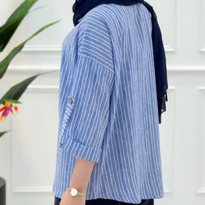 خرید اینترنتی مانتو راه راه پارسی