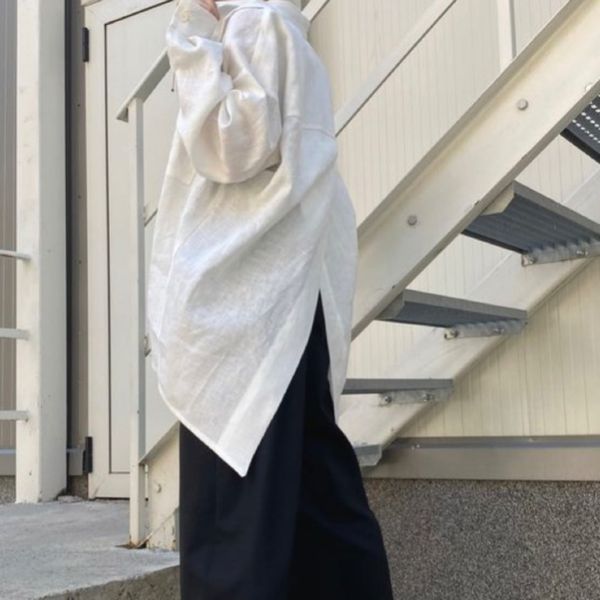 شومیز لینن کژوال