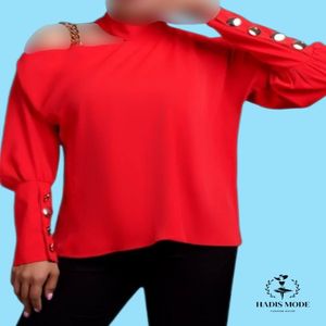 شومیز سرشانه زنجیری