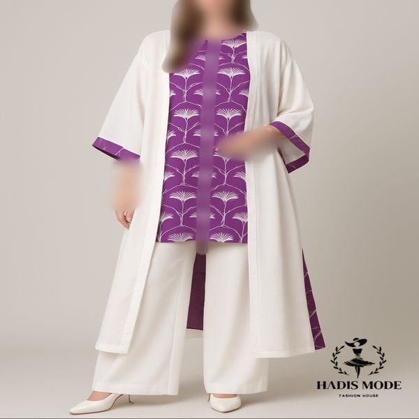 مانتو عبایی سوزن دوزی مدل قاصدک