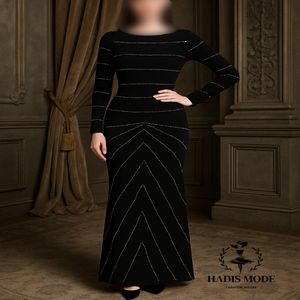 ماکسی فانریپ نگین دار طرح هشتی