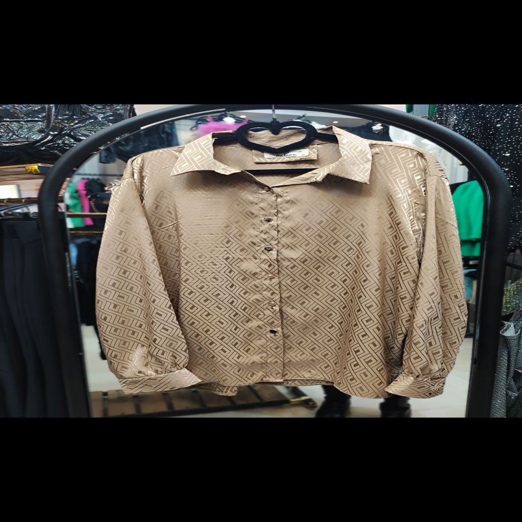 خرید اینترنتی قیمت شومیز ساتن ابریشم طرحدار