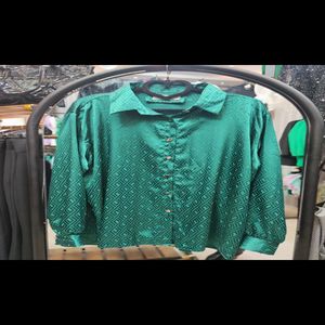 خرید اینترنتی قیمت شومیز ساتن ابریشم طرحدار