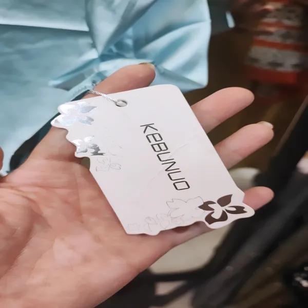 تاپ ساتن وارداتی آبی صدفی