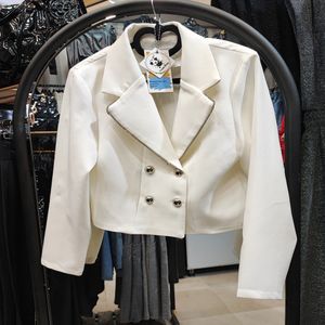 خرید اینترنتی قیمت کت  کراپ( نیمتنه) نگین دار