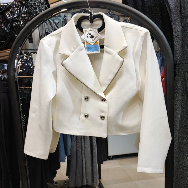 کت  کراپ (نیمتنه) نگین دار