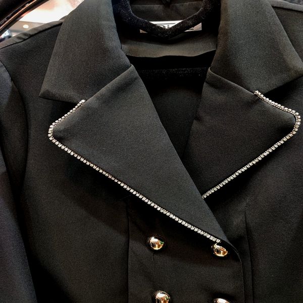 کت  کراپ (نیمتنه) نگین دار