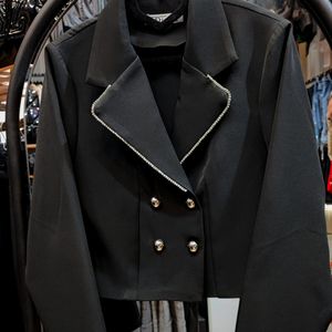 خرید اینترنتی قیمت کت  کراپ( نیمتنه) نگین دار