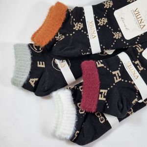 جوراب زنانه لبه خزدار برند ویونا