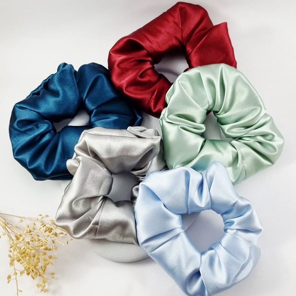 کش مو اسکرانچی ساتن ساده