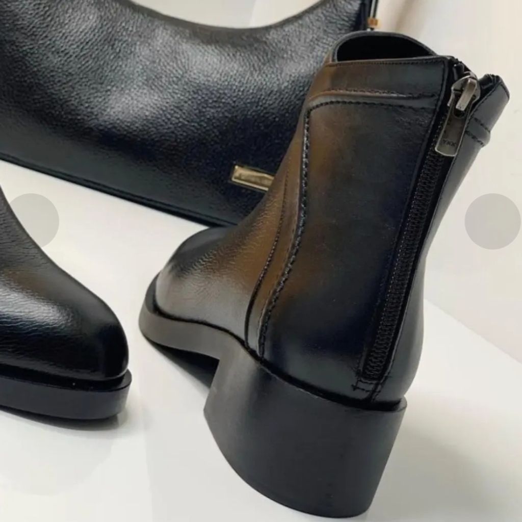 خرید آنلاین نیم بوت چرم زنانه