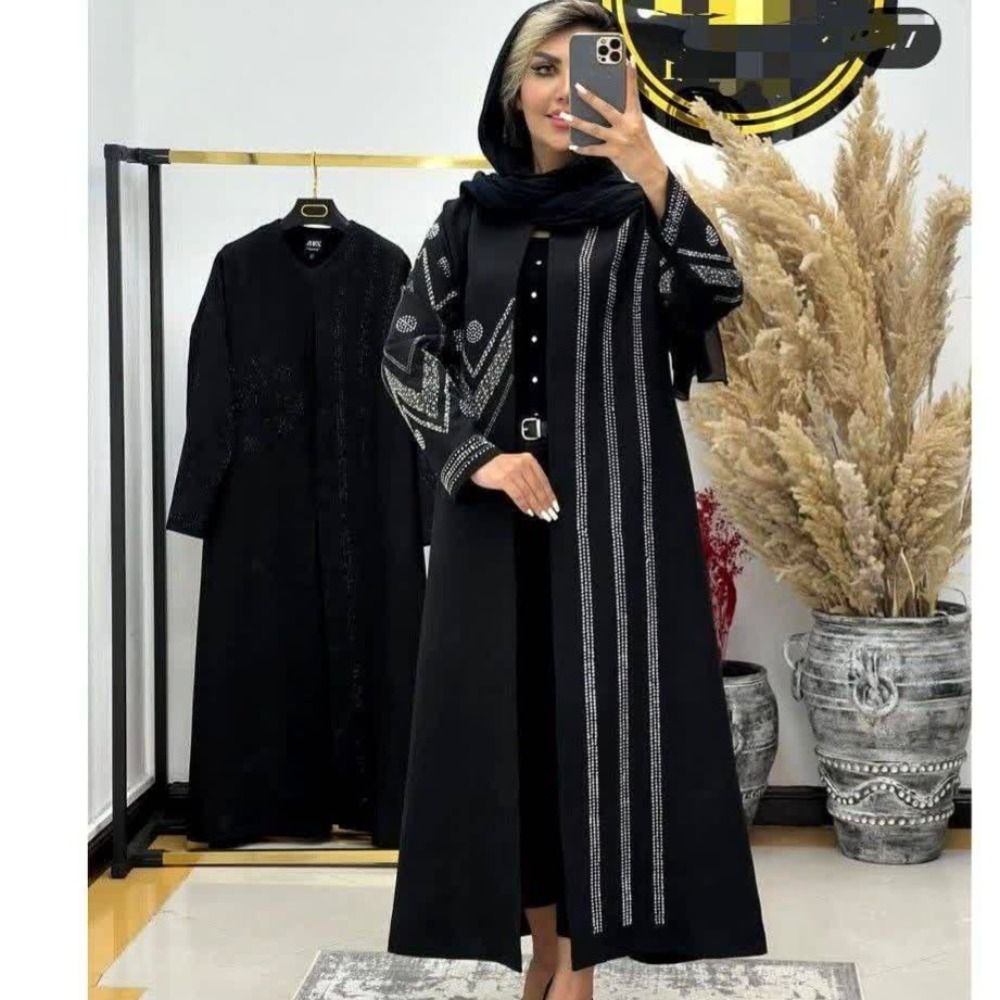 خرید انلاین مانتو مجلسی قواره بزرگ زنانه