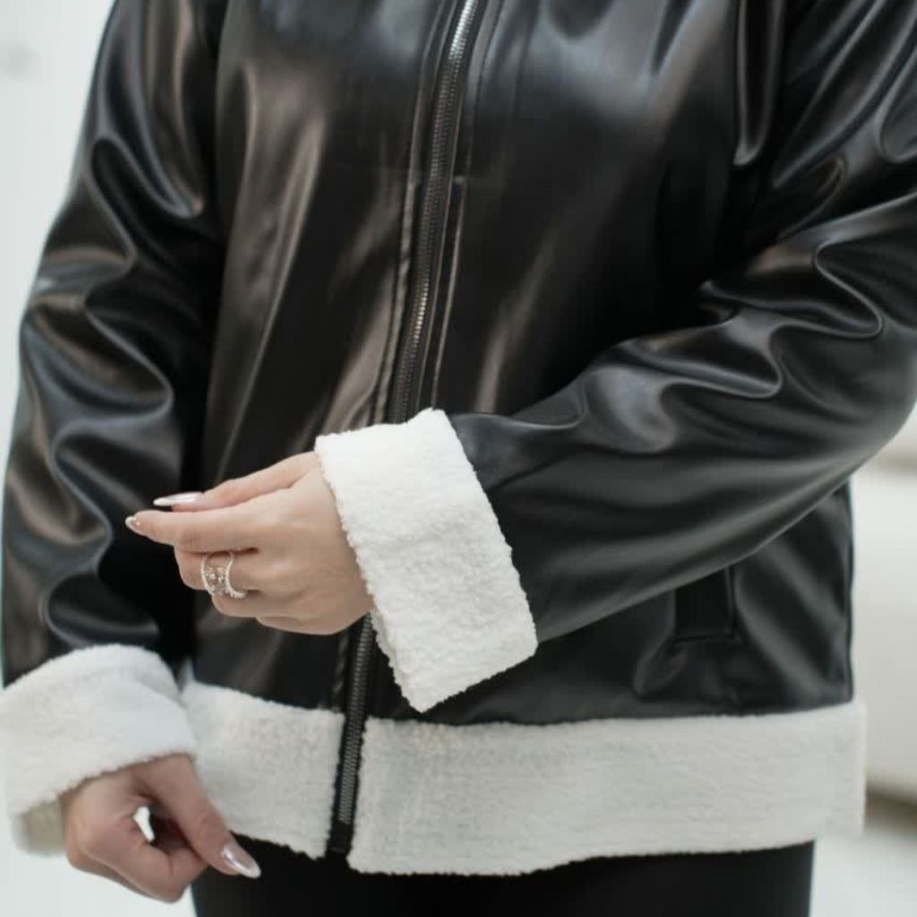 قیمت کاپشن چرم بامبر بوفالو نیلسا زنانه