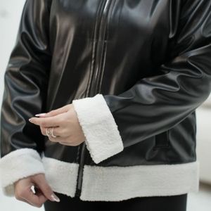 قیمت کاپشن چرم بامبر بوفالو نیلسا زنانه