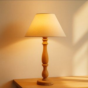 خرید انلاین آباژور رومیزی چوبی