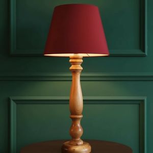 آباژور رومیزی چوبی