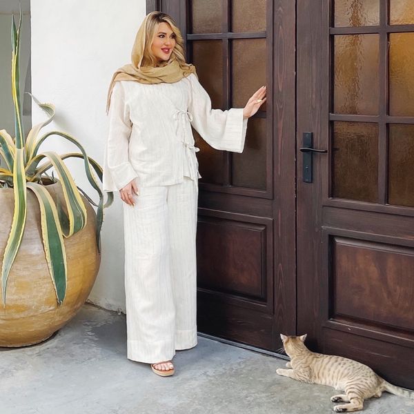 ست شومیز و شلوار سلین (کالکشن فروزان نریمیسا)