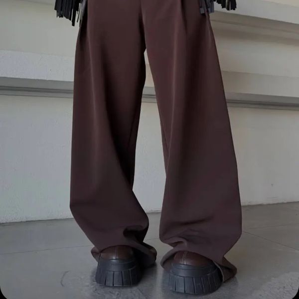 شلوار فول بگ پارچه ای پیلی دار TATI PANTS کد : 70672