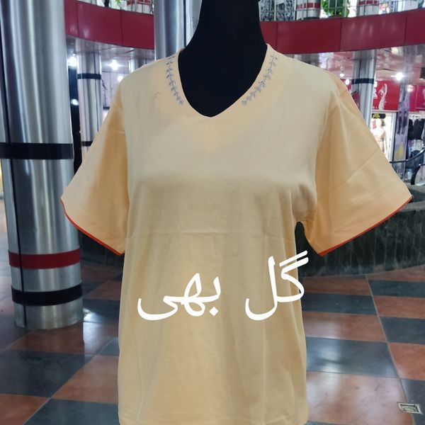 تیشرت زنانه نخ پنبه کد 4902