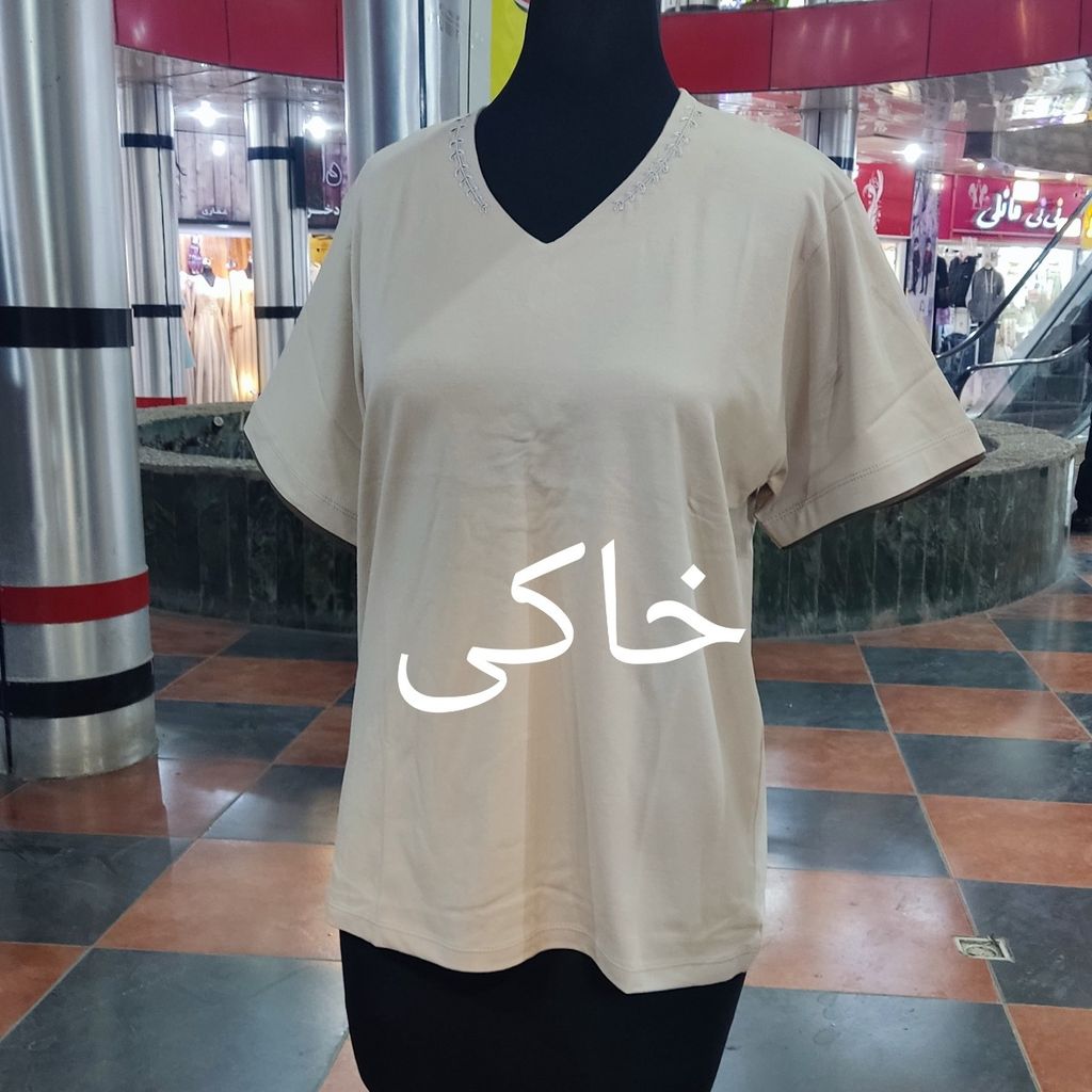 خرید انلاین تیشرت زنانه نخ پنبه کد 4902