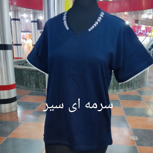 تیشرت زنانه نخ پنبه کد 4902