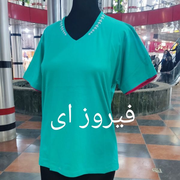 تیشرت زنانه نخ پنبه کد 4902