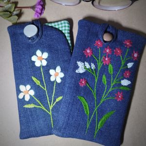 کاور عینک گلدوزی شده با دست