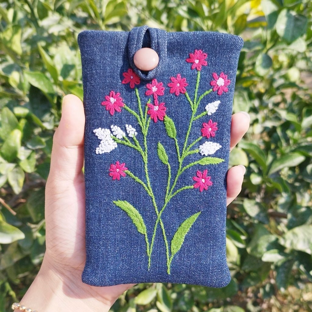 فروش اینترنتی کاور عینک گلدوزی شده با دست