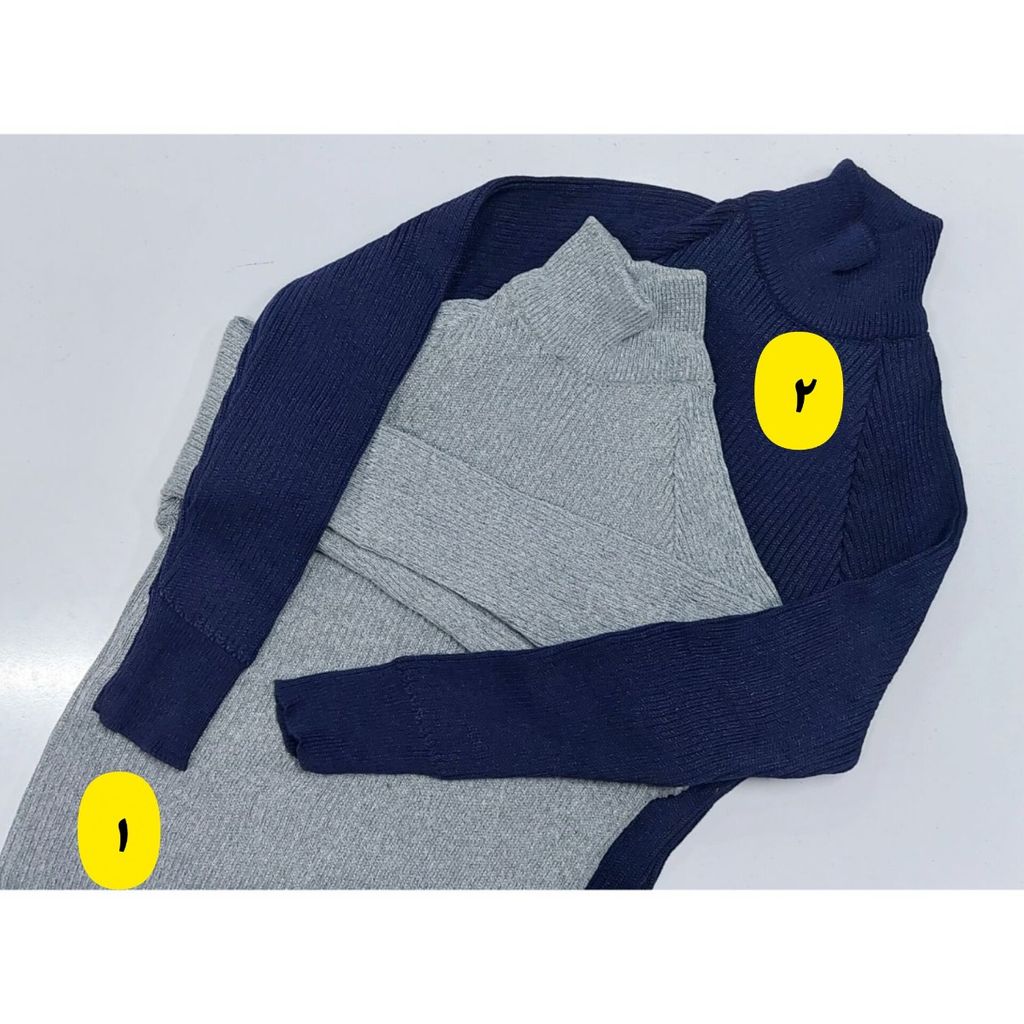 قیمت ارزان ماکسی و پیراهن بافت یقه اسکی زنانه