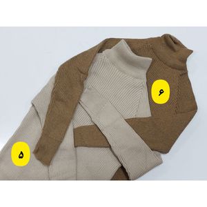 خرید انلاین ماکسی و پیراهن بافت یقه اسکی زنانه