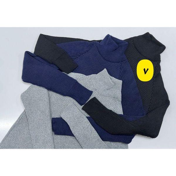 ماکسی و پیراهن بافت یقه اسکی زنانه