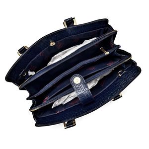 فروش اینترنتی کیف اداری  زنانه چرم طبیعی سرمه ای