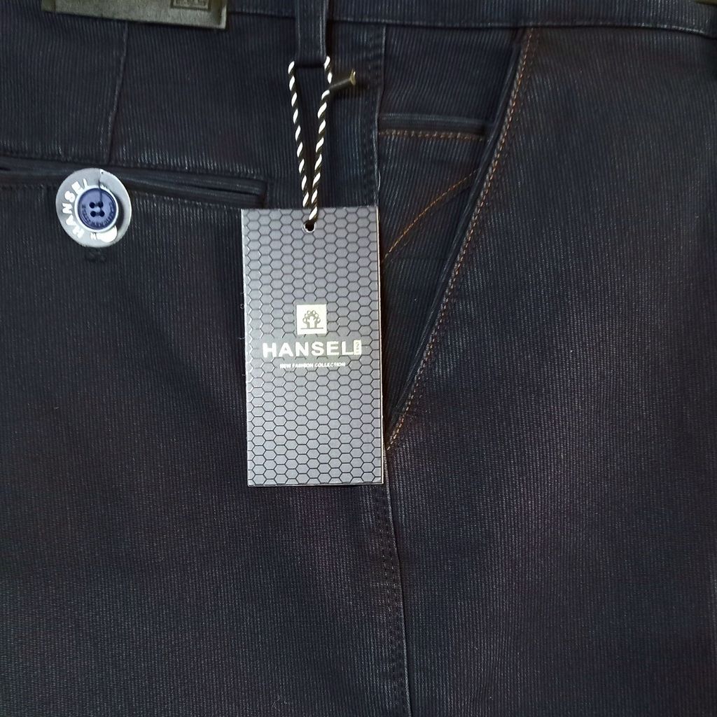 خرید آنلاین شلوار مردانه کتان هنسل سرمه ای تیره