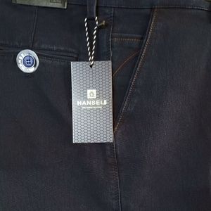 خرید آنلاین شلوار مردانه کتان هنسل سرمه ای تیره