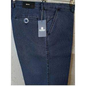 خرید آنلاین شلوار مردانه کتان هنسل آبی سنگشور