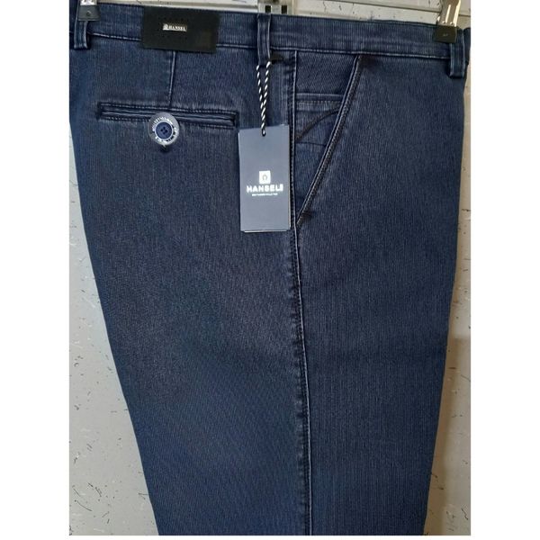 شلوار مردانه کتان هنسل آبی سنگشور