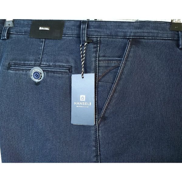 شلوار مردانه کتان هنسل آبی سنگشور