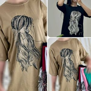 خرید اینترنتی تیشرت  نخ پنبه زنانه