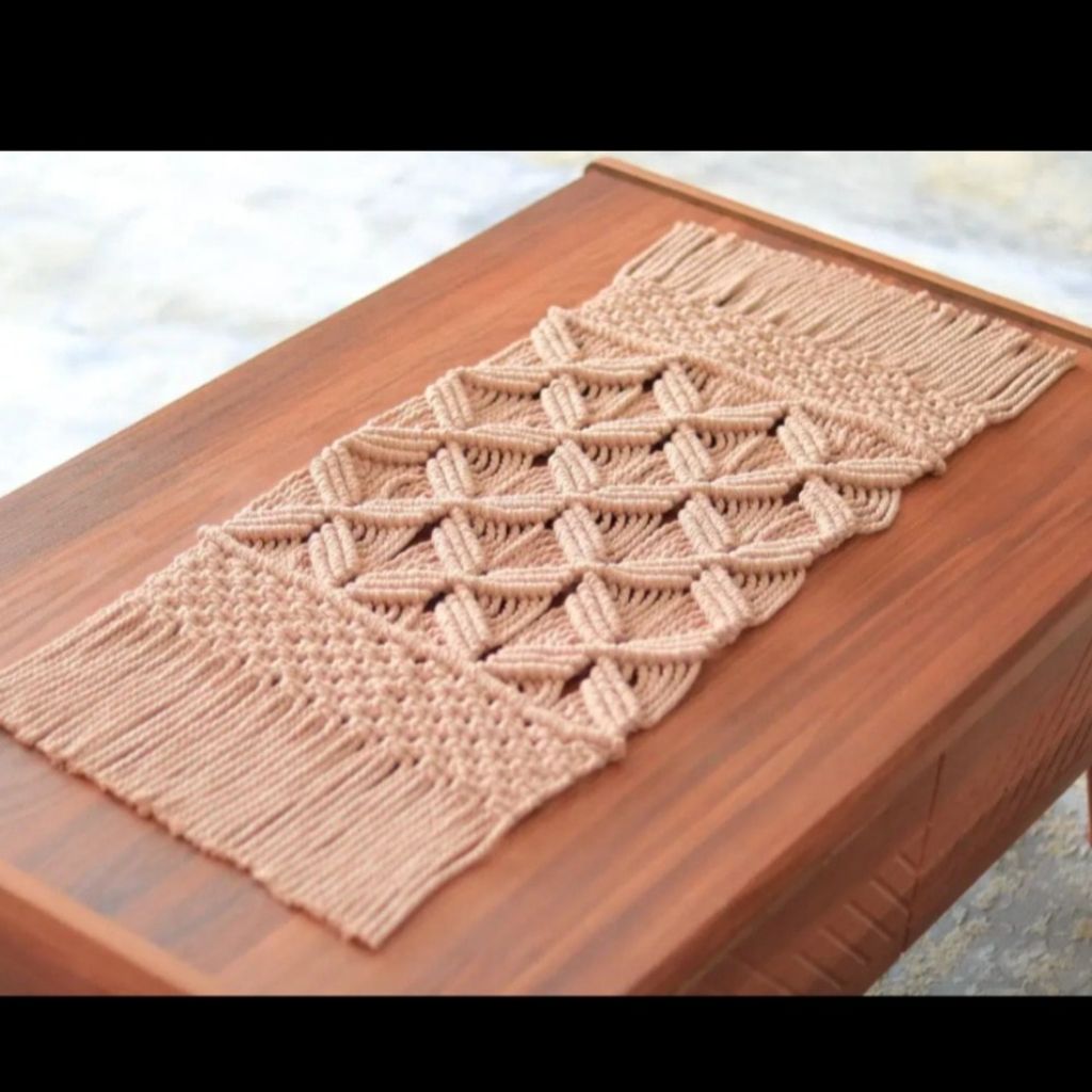 قیمت رانر مکرومه بافی طرح ماهون