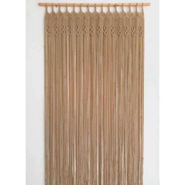 پرده مکرومه بافی طرح سیمرغ