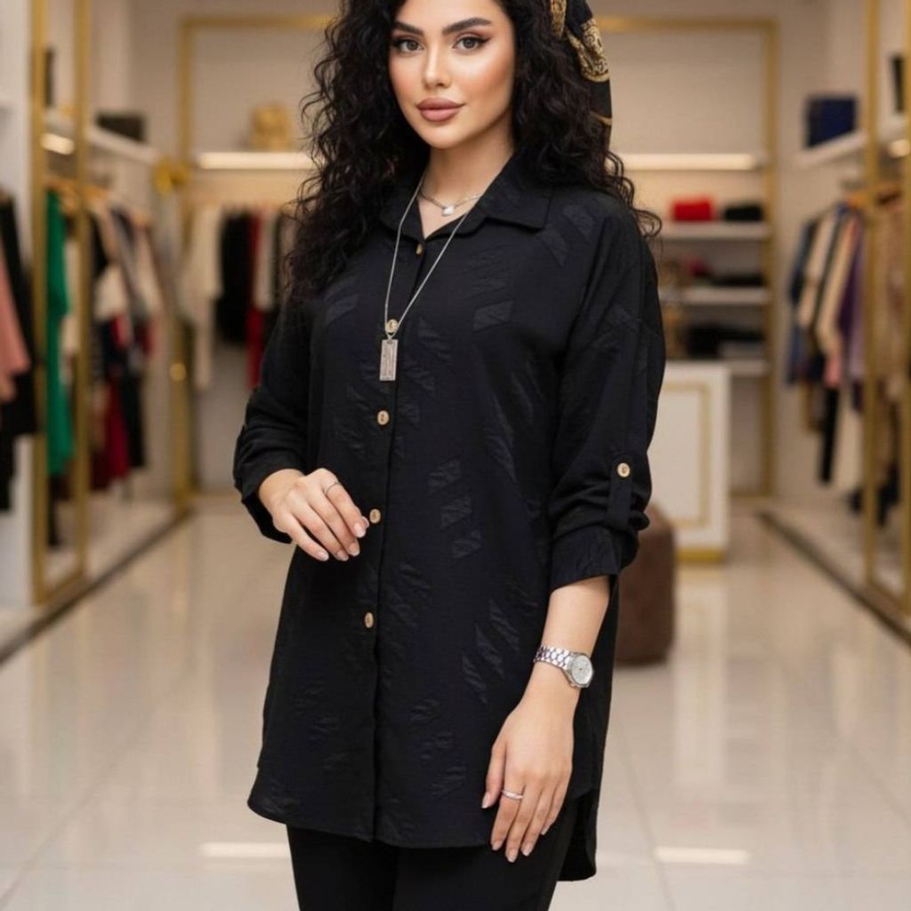 خرید اینترنتی مانتو شانتون شیک