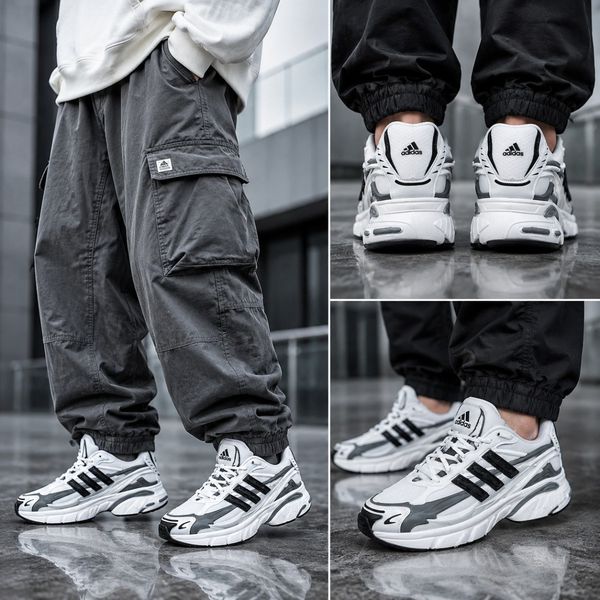 کتانی آدیداس ‌آدی استار پختی سفید طوسی Adidas Adistar