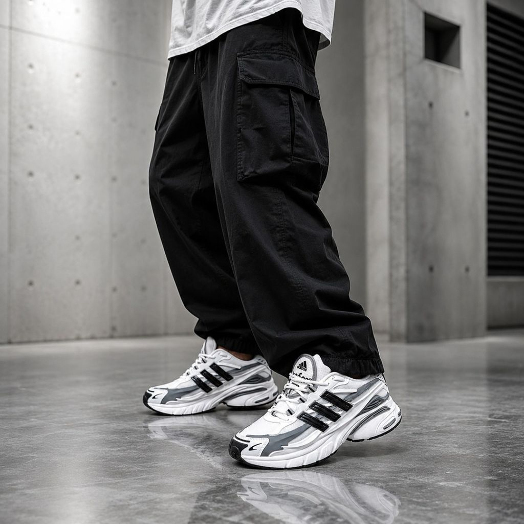 خرید انلاین کتانی آدیداس ‌آدی استار پختی سفید طوسی Adidas Adistar